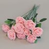7625 (5 шт) Троянда персикова латексна 50 см - Зображення 2